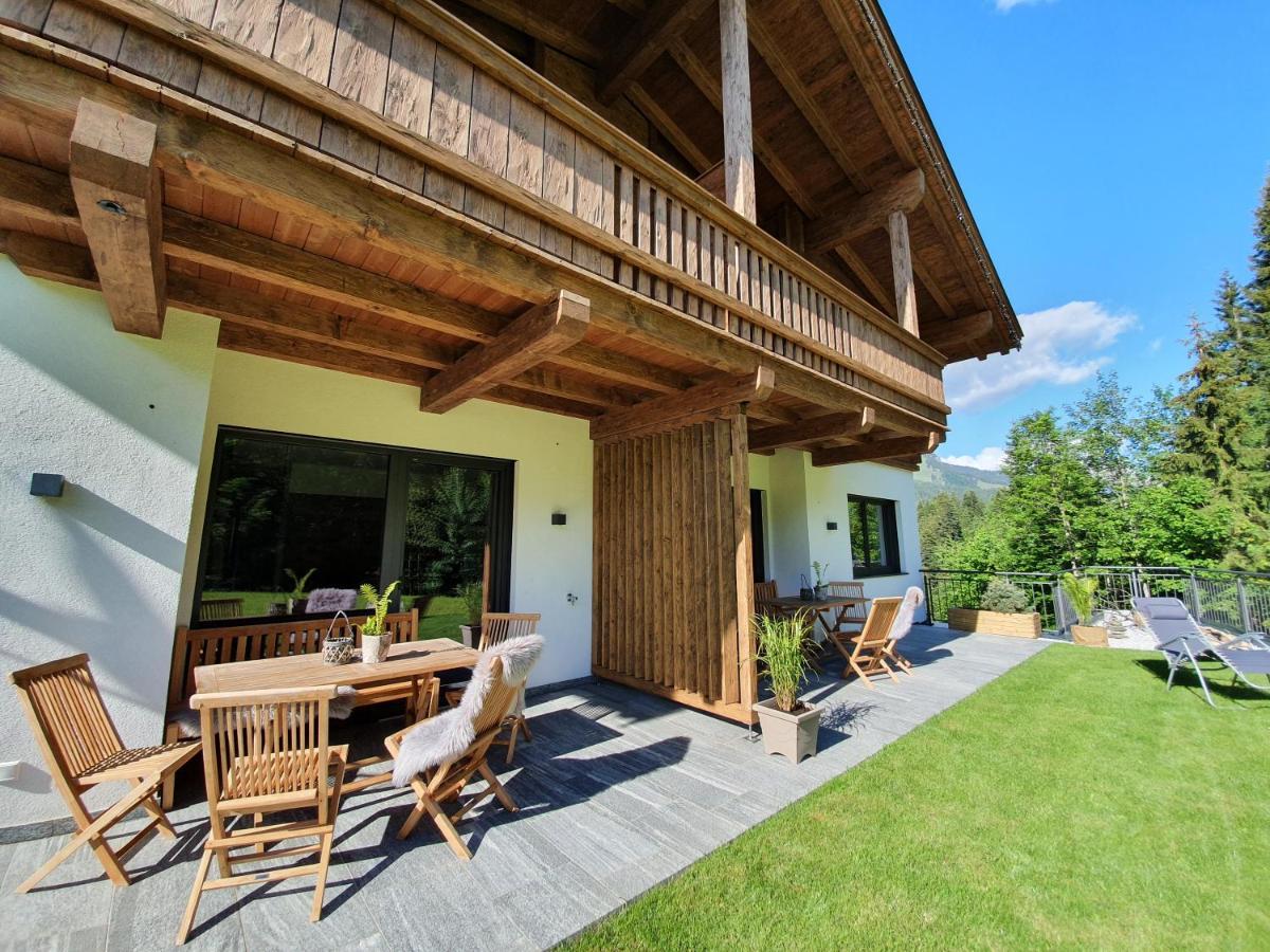 Zeitfrei Chalet Apartments Fieberbrunn Exteriér fotografie