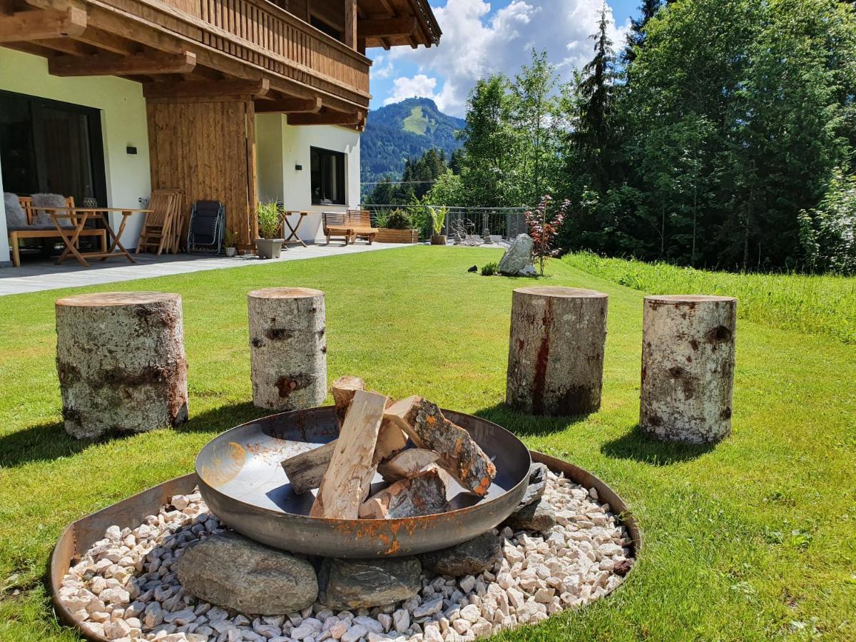 Zeitfrei Chalet Apartments Fieberbrunn Exteriér fotografie